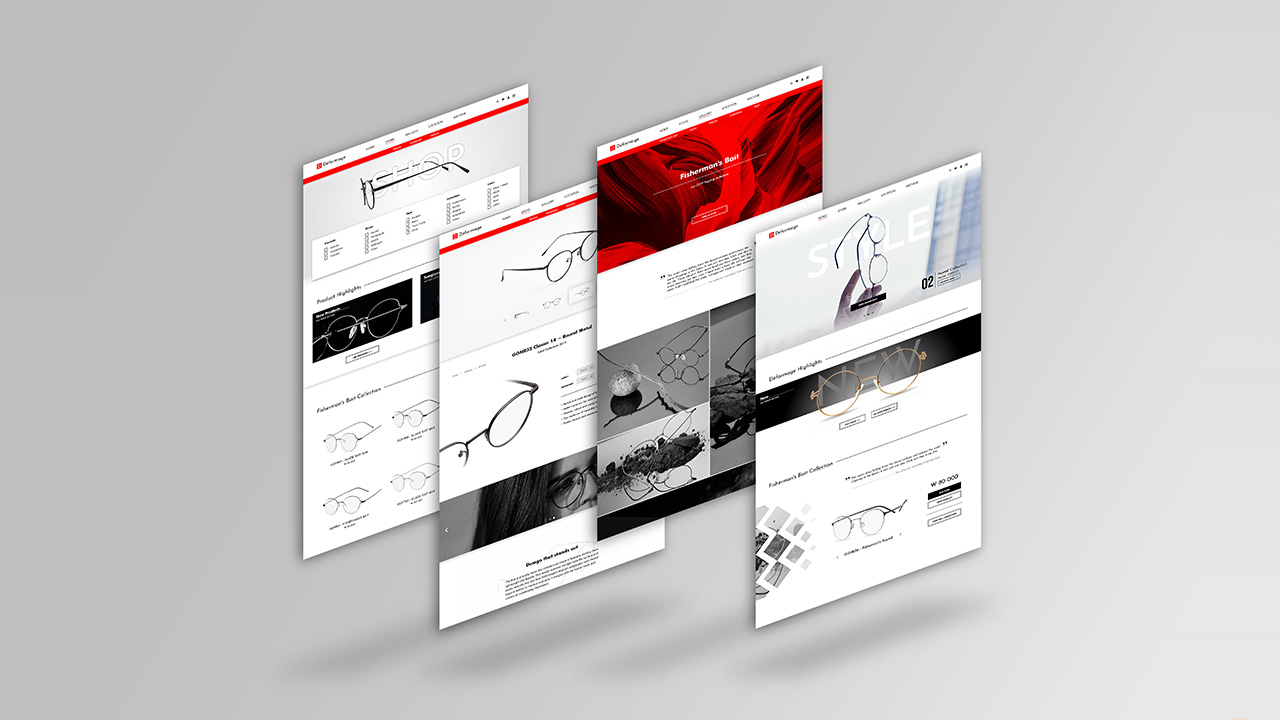 Website Main Screens