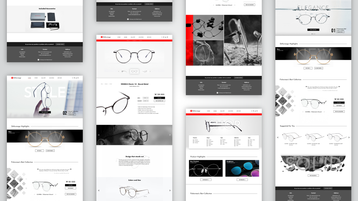 Deformage Screen Overview