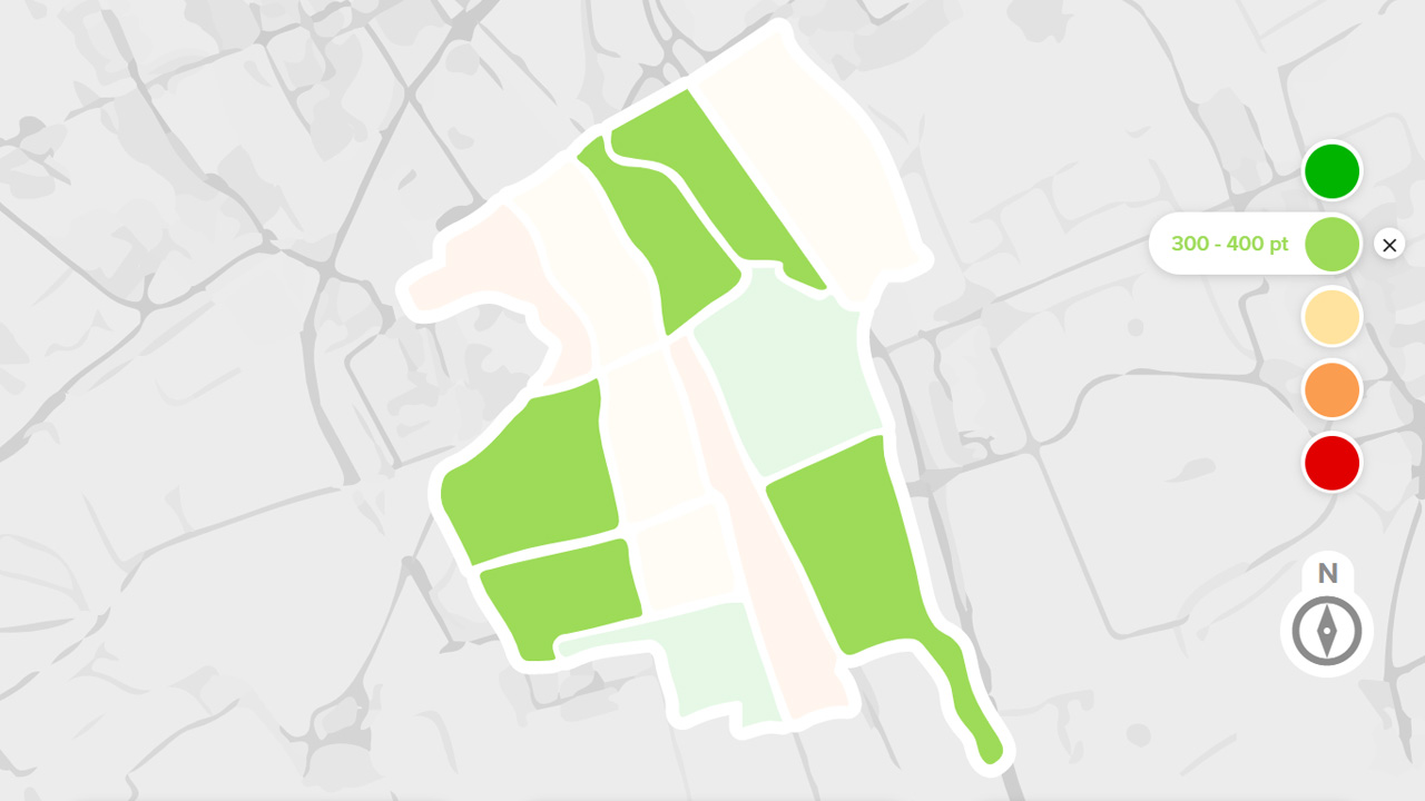 Kiosk Screen Green Selected